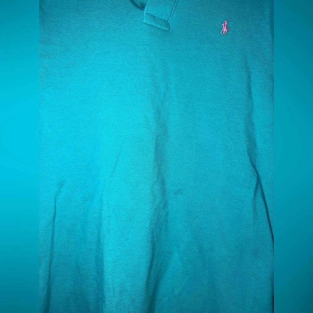 Polo by Ralph Lauren Sea Aqua Blue Large (14/16) Young Man Collar Polo